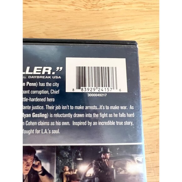 Gangster Squad DVD 2013 Action Film Josh Brolin Ryan Gosling Sean Penn Pre-Owned - Picture 2 of 4